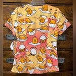 NWT! Tooniforms Sanrio V Neck Scrub Top 19” P2P Orange Photo 6
