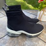 Michael Kors Black Olympia Extreme Stretch Sock Bootie Sneakers Size 9 US Women Photo 4