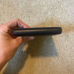 Gucci Authentic  bifold leather wallet black silver Photo 5