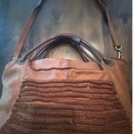 Errelleventidue Leather Large Hobo Purse Crossbody Slouchy Streetwear Bag Italy Brown Photo 5