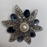 Premier Designs “Pearls Night Out” Pin/Brooch Pendant Crystal Beads EUC OS Photo 3