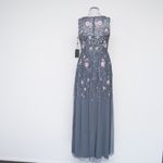 Adrianna Papell  Beaded Mesh Shirred Gown Photo 2