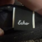 Echo‎ Silk Scarf Gold Purple Green Geometric Brown Photo 6