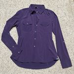 Eddie Bauer  Purple Long Sleeve Button Up Hiking Outdoor Shirt Photo 0