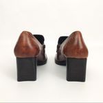 Vintage Genuine Leather Heels in Brown | Size 6.5 Photo 8