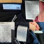 Rag and Bone  Jeans High Rise Ankle Skinny Black Manson Designer Denim Raw Hem 28 Photo 4