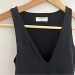 Aritzia babaton Contour V-Neck Romper black xs Photo 9