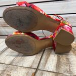 Betsey Johnson Fay Pink Floral Satin Knotted Block Heel Wedding Party 6.5 Photo 8