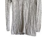 Style & Co‎ Women Cardigan Sweater SP Beige Button Front Crochet Boho Cottage Photo 4