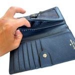 Kate Spade Berber Stripe Stacy Bifold Wallet Pink Multi Colored Photo 7