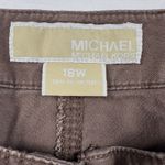 Michael Kors Vintage  Cargo Pants Women's 18W Chocolate Brown Wide Leg Loose Fit Photo 4