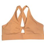 Fabletics NWT Oasis Twist Rib Sports Bra Tan Size XL Photo 0