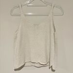 Aerie crochet sweater tank top ivory off white size medium Photo 1