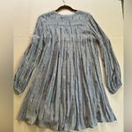 En Crème Baby Doll Mini Dress Small Blue Photo 7