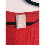 Dolan Boho Fit & Flare Sweater Dress Small Red Orange Academia Cottage Boho Photo 2