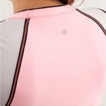 Lululemon Run:Layer Me Long Sleeve Bleached Coral Dune Black Sz 6 Rare Colorway Photo 3