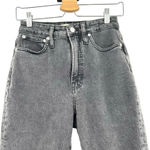 Madewell The Curvy Perfect Vintage Jean Lunar Black Wash Size 25 Photo 3