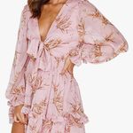 Amazon Pink Floral Dress Photo 1