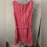 Lands' End  Striped‎ Red Sleeveless Dress size 16 Photo 3