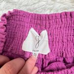 Joie High Waisted Paperbag Purple Shorts Photo 2