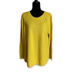 Loft  Womens Sweater Size XXL‎ Ann Taylor Gold Mustard Pullover Textured NEW Photo 2