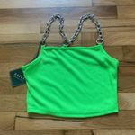 Zaful neon green tank top Photo 2
