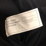 Theory copper brown faux leather combo black stretchy bottom dress size Photo 9