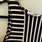 Max Studio Long Striped Tank Stretch Maxi Dress Rayon Spandex Women’s Size L Photo 2