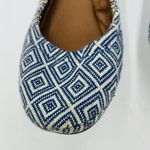 Lucky Brand Erin Women's Size 7.5B Flats Shoes Slip On Ballet Blue Aztec Print Photo 1