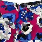 Kasper Floral Tie Waist Midi Dress Size 6 Pink Blue Gray Career Casual Feminine Photo 8