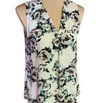 Crescent floral lace back sleeveless summer blouse Photo 0