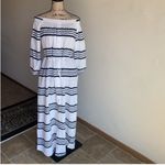 Faithfull the Brand The Beach Edit Goa Stripe Sun Maxi Dress Sz 4 NWT Photo 5