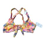 Time and Tru Tropical Floral Bikini Swimsuit Yellow 2 piece NWT Hawaiian Coastal Orange Size XXL Photo 2