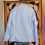 Andrew Marc NWT-  Ribbed Baby Blue Zip Up Sweater Photo 7