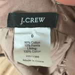 J.Crew  Brown Empire Waist Cotton Spaghetti Strap A-Line Knee Length Dress Size 0 Photo 5