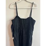 Madewell NWT Sleeveless Wide-Leg Jumpsuit in 100% Linen Black 14 *Broken Zipper* Photo 8