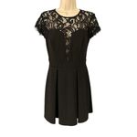 B Darlin B. Darlin Black Cocktail Dress Size 5/6 Short Sleeve Photo 2