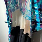 Maxine of Hollywood Vintage blue sunburst swim skirt dress one piece size 12 Photo 6