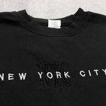 American Apparel β
New York City (NYC) Spell-Out Embroidered Black Crewneck Sweatshirt β
Photo 2