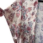 Lush Clothing LIFE Love is for Eternity Lush Floral Kimono Cardigan - Cream and Red. Size L Photo 2