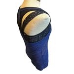 Lululemon Athletica Tops size 2 Tough It Out Tank Heathered Sapphire Blue Butter Photo 3