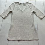 H by Halston Marbled Gray V-Neck Shirt Size XS Photo 8