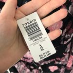 Torrid NWT Plus Size Black Floral Challis Corset Cami Size 4X Photo 12