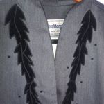 Donna Morgan  Leslie Fay 14 Gray Black Blazer Plus Photo 6