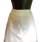 Attyre White Mini Skirt Skort Stretch High Quality WORN ONCE Size 8 Photo 0