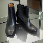 Universal Threads Universal Thread Black Ankle Boots Photo 0