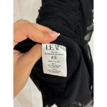 LEAU Sleeveless Cutout Crisscross Strap Ruched Bodycon Midi Dress Black Women XS Photo 2