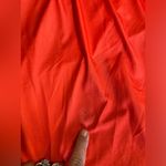 Lily Dress Bright Orange Floral Tank Wrap Front High/Low Size M Size M Photo 8