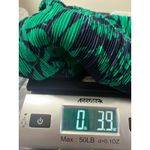 Banana Republic SL Print Pleat Tank Top XS Navy Green Tropical Leaf Print Photo 8