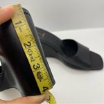 Black Suede Studio leather slip on wedge sandals women size 41/ 10US Photo 7